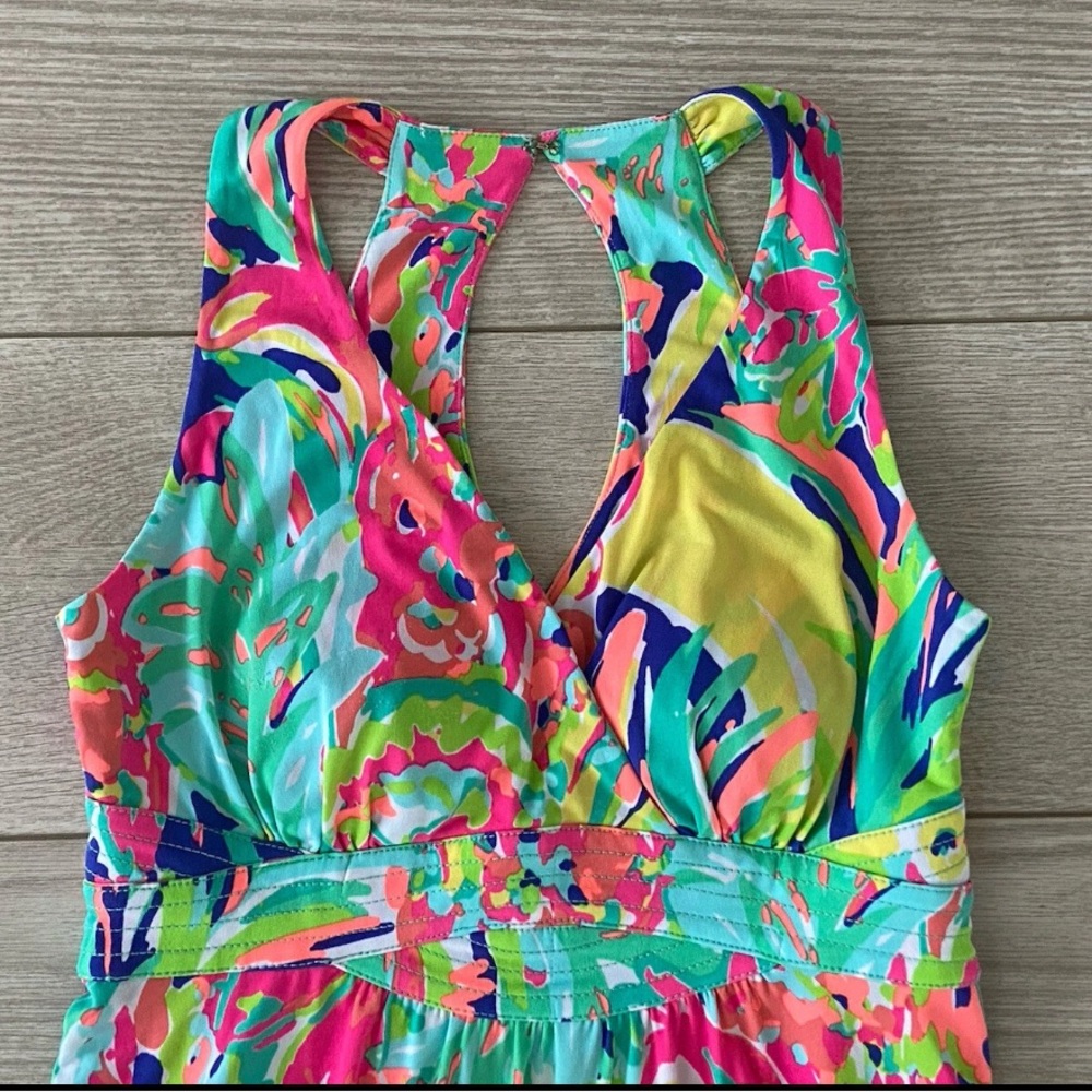 Lilly Pulitzer Seaview Maxi Dress Casa Banana - Picture 10 of 13